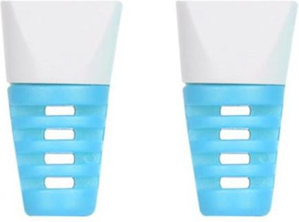 Houspace Kabelschutz Universal Anti-Bruch aus PVC für Telefon-Ladekabel, 2 Stück, Hellblau - Bild 1