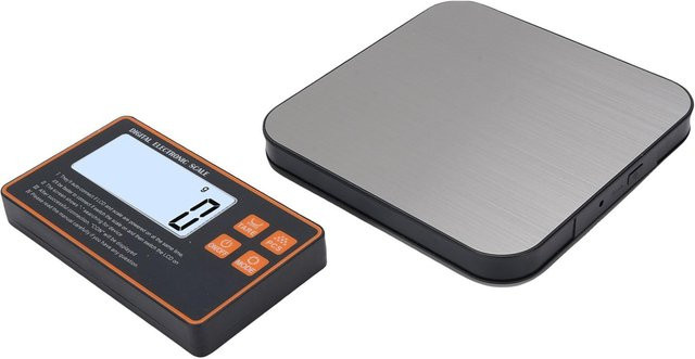 Digitale Küchenwaage Fishine mit Bluetooth und Fernanzeige aus Edelstahl in Grau, bis 15 kg - Bild 1