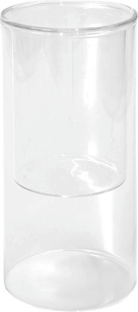 Rico Design Glas-Windlicht transparent B: 10 cm, T: 10 cm, H: 20 cm - Bild 1