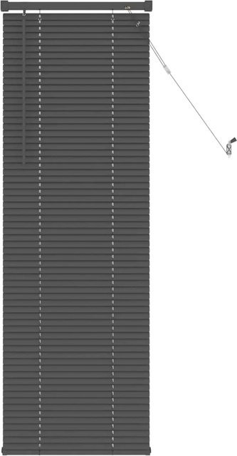 vidaXL Venetianer Jalousie aus PVC, Silber Grau, Breite: 150 cm, Höhe: 40 cm - Bild 1