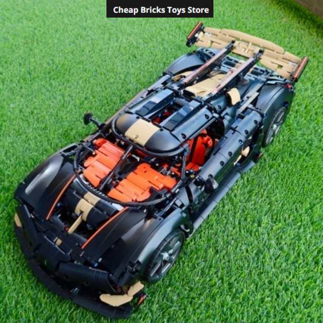 Hot Toys V8 Rennwagen Supercar Hypercar, Technische Fahrzeugmodell-Bausteine, 4104 Teile, ab 18 Jahren - Bild 1
