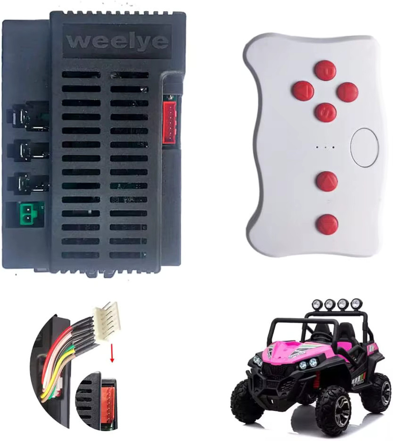 Weelye Kinder-Elektroauto Bluetooth-Fernbedienungsempfänger, Steuerbox Upgrade - Bild 2