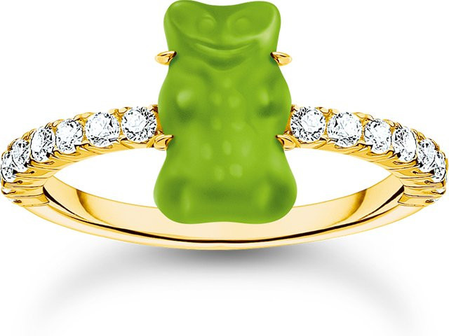 Thomas Sabo Ring, 925 Silber, Zirkonia, Damen, Größe 54, Verspielt - Bild 1