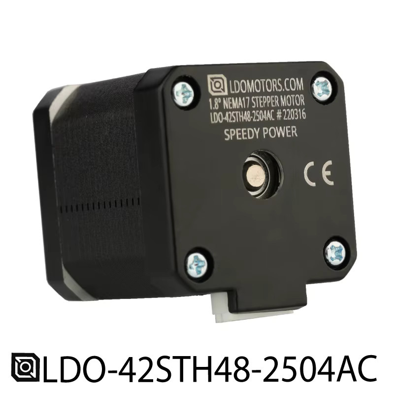 Mellow Hochtemperatur-LDO Nema 17 Schrittmotor LDO-42STH48-2504AC in Schwarz für Voron Vcore3 BLV Ender 5 CoreXY 3D-Drucker, 48 mm - Bild 2