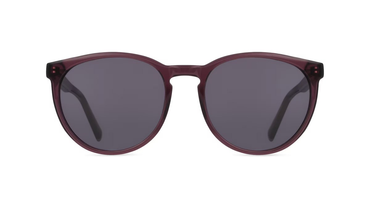 Humphrey's 588182 Sonnenbrille, Vollrand, Panto, Kunststoff, Unisex, lila, grau - Bild 1