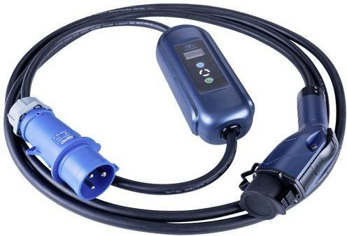 Akyga AK-EC-15 eMobility Ladekabel mit Typ 1 Stecker und IEC 60309, Blau, 5 m - Bild 1