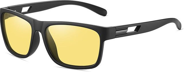 Yiran Sonnenbrille, quadratisch, Vollrand, Kunststoff, schwarz, Herren - Bild 1