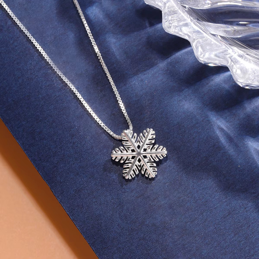 GaGa-Duck Halskette, Schneeflocke, 925 Silber, Damen - Bild 3