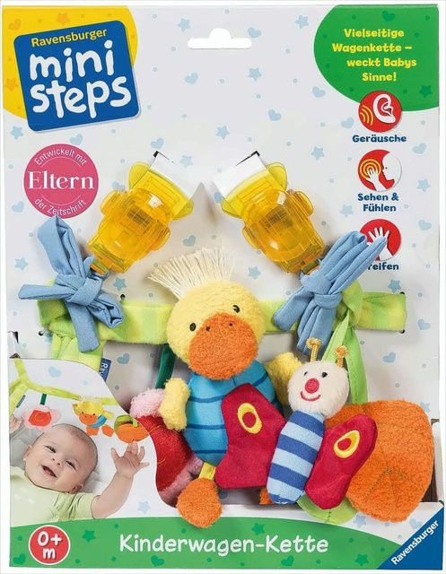Ravensburger Kinderwagen-Kette, Tiere, Plüsch / Textil, Bunt / Mehrfarbig, ab 0 Jahre - Bild 1