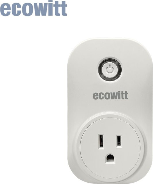 Ecowitt AC1100 IoT Smart Plug WLAN-Steckdose in Weiß mit App-Steuerung und Fernbedienung (Hub erforderlich) - Bild 1
