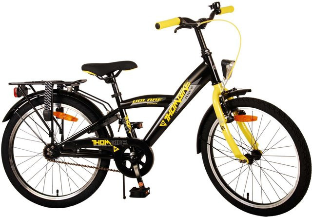 TPFSports Thombike Kinderfahrrad, 20 Zoll, Schwarz/Gelb, Rücktritt + Handbremse - Bild 1