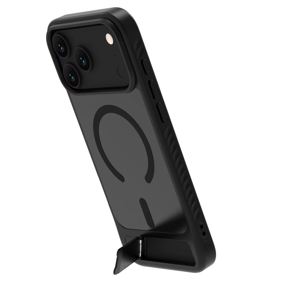 SZMUGUA Magnetische Handyhülle mit unsichtbarem Ständer für iPhone 17 Air, 17e, 16e, 16, 15 Pro Max in Schwarz und Blau - Bild 7