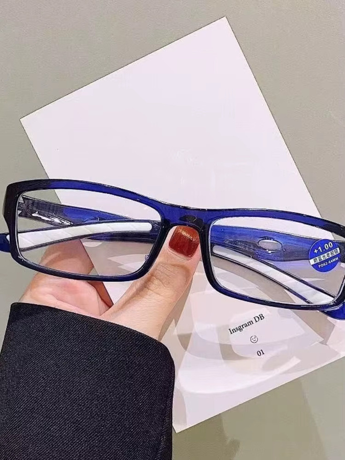 BMAD Lesebrille Unisex, Vollrand, rechteckig, Kunststoff - Bild 2
