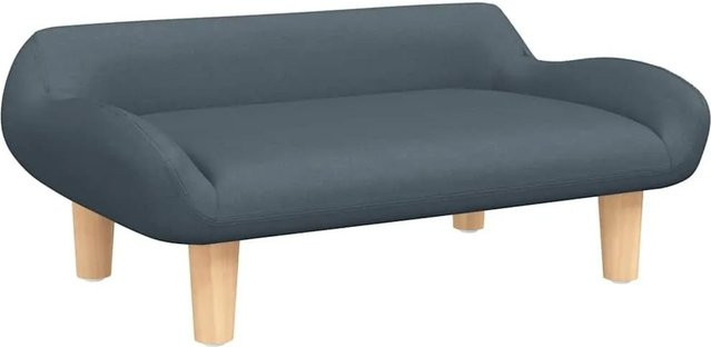 vidaXL Hundebett Sofa Dunkelgrau aus Stoff B/T/H: 70 x 40 x 24 cm - Bild 1
