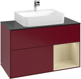 V&B Waschtischunterschrank Finion 100 in Lackausführung, Breite: 100 cm, Tiefe: 50,1 cm, Höhe: 50,1 cm - Bild 1