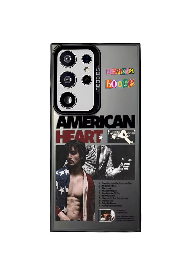 Silberne Silikon Handyhülle mit Benson Boone Motiv für Samsung Galaxy S25 Edge S24 S23 S22 S21 S20 Ultra - Bild 5
