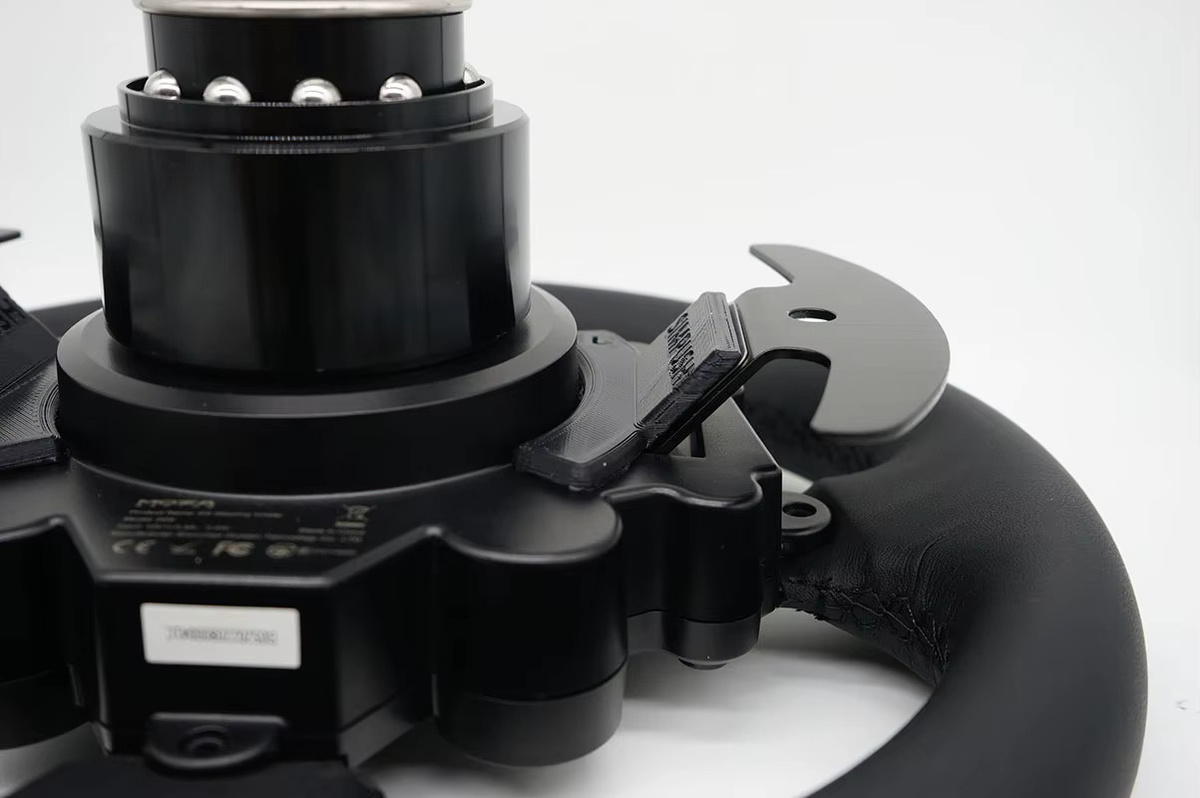 MOZA R5 ES und R3 ESX Magnetic Paddle Shifter Mod Modifikation in Schwarz - Bild 2