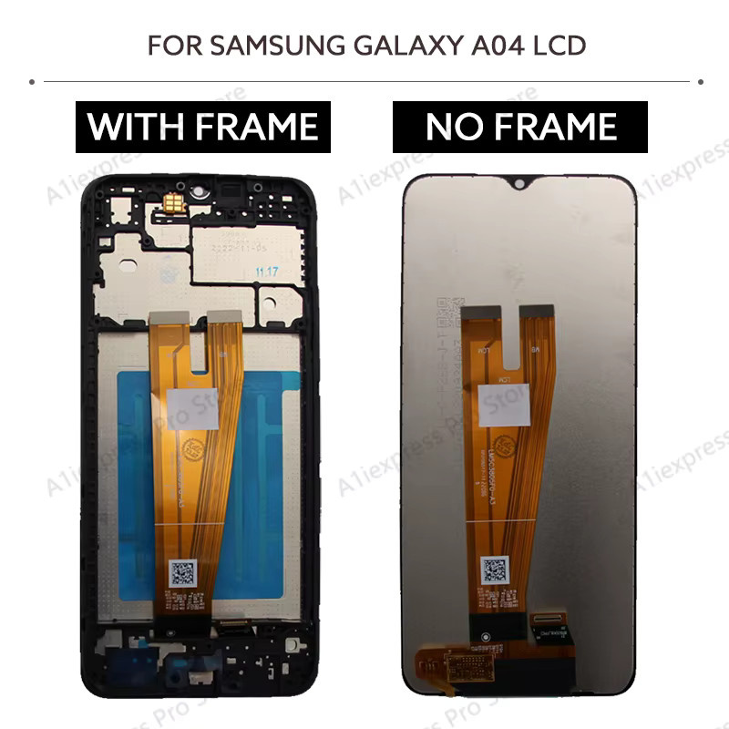 Samsung Galaxy A04 SM-A045F Ersatz Display Baugruppe mit LCD Touch Digitizer in Schwarz für 6,5 Zoll Bildschirme - Bild 4