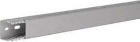 Hager LKG3703707030B Verdrahtungskanal mit Bodenstück, Grau, B/H: 3,5 x 3,5 cm, Länge: 2 m - Bild 1