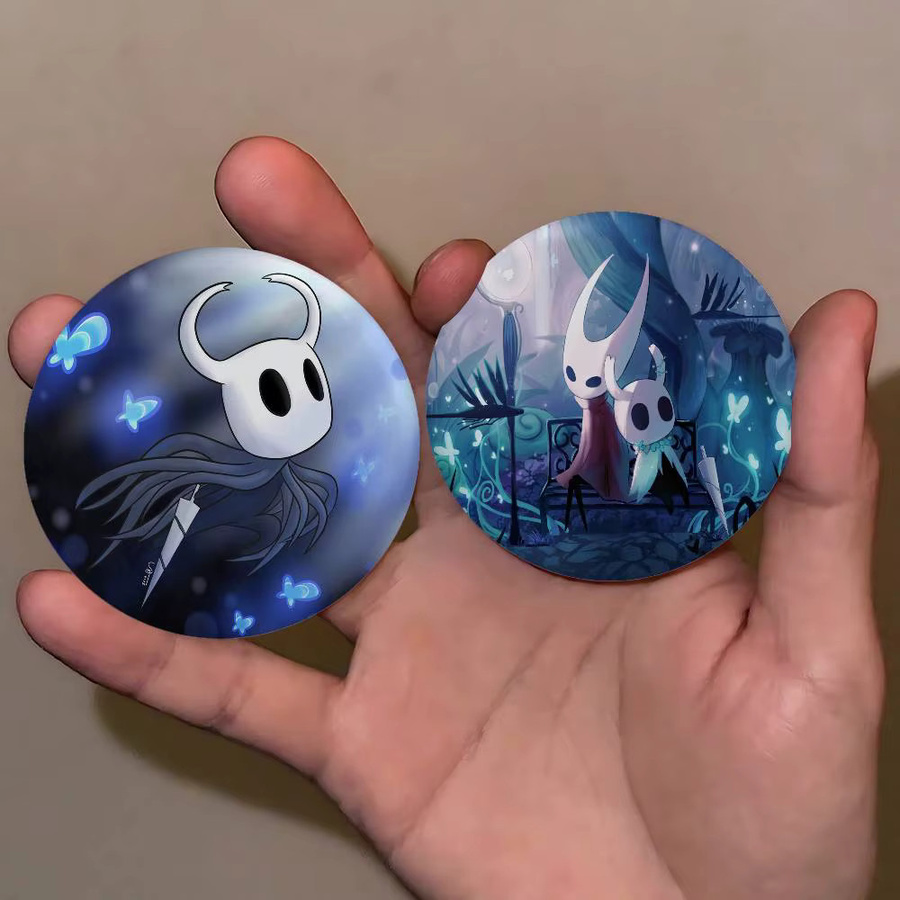 52TOYS Hollow K-Knight Cartoon-Abzeichen, Fantasy, multicolour, round - Bild 2