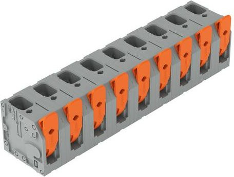 WAGO 2606-3359 Leiterplattenklemme Grau 8 Stück - Bild 1