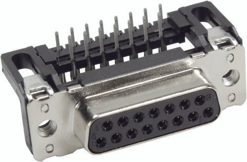 HARTING Steckverbinder 09 66 213 6602 09662136602 mit 15 Polen in Silber zum Löten - Bild 1