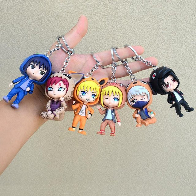 Yiran toy 1 Naruto Schlüsselanhänger 6-teiliges Set - Bild 1