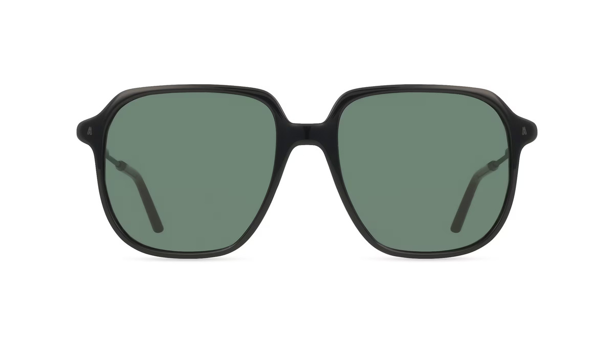 Moncler ME6010 Sonnenbrille Pilot, Vollrand, Acetat, Unisex, schwarz - Bild 1