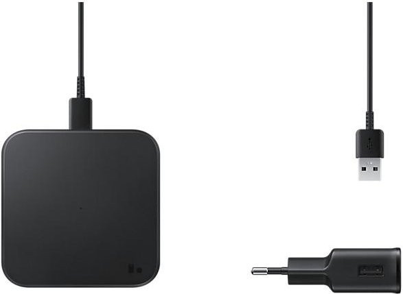 Samsung Wireless Charger Pad EP-P1300T Qi-Ladegerät in Schwarz - Bild 1
