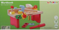 VEDES Werkbank Set aus Buchenholz, 15-teilig, Mehrfarbig, B/T/H: 29 x 14 x 13 cm - Bild 1