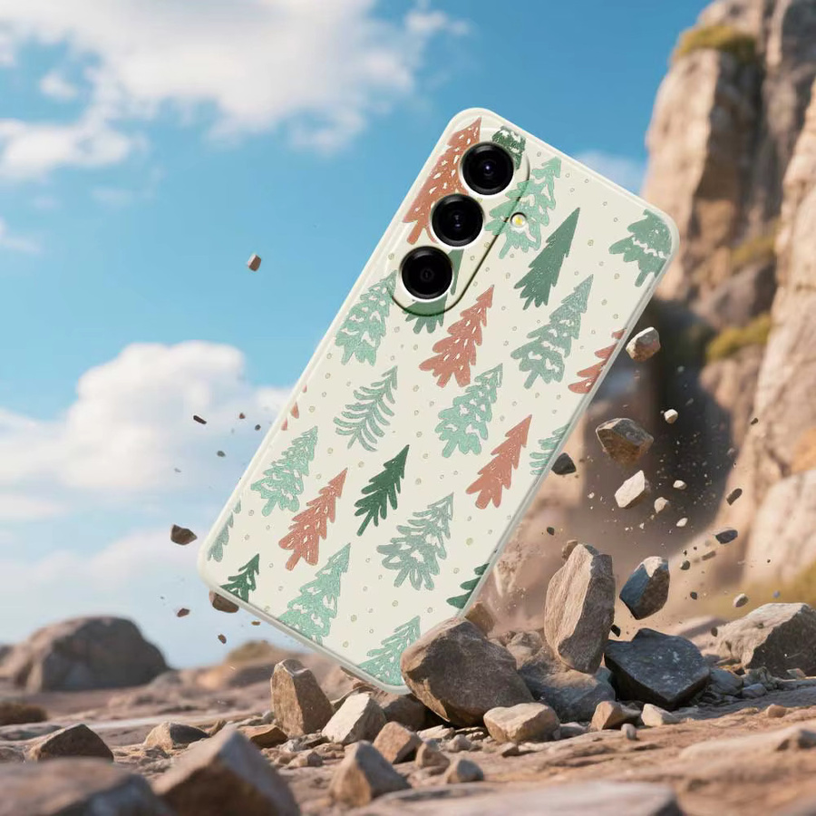 Weihnachtsbaum Handyhülle für Samsung Galaxy A-Serie (A56 A55 A54 A53 A52 A36 A26 A16 A06 A35 A25 A15 A34 A24 A14 A33 A32 A13) in Multicolour - Bild 2