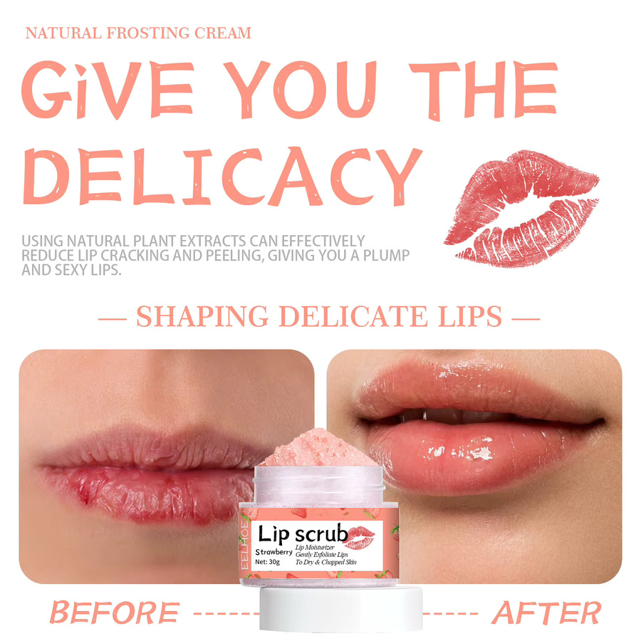 eelhoe Lippenpeeling, Orange, Unisex - Bild 3