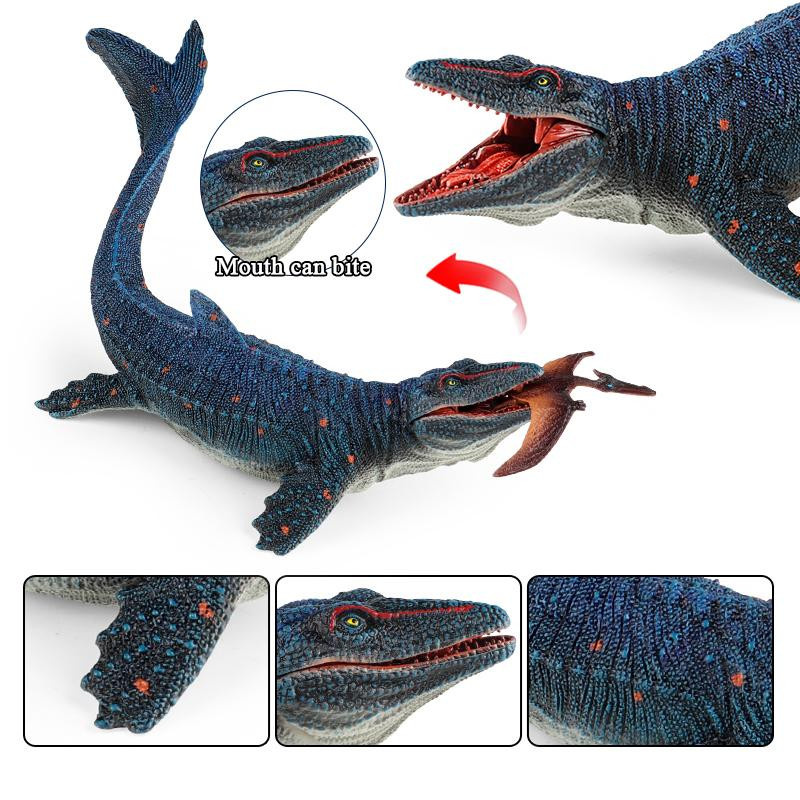 Oenux Sealife-Tiermodelle Prähistorischer Mosasaurus Liopleurodon Kronosaurus Actionfiguren aus PVC 3-6 Jahre - Bild 2