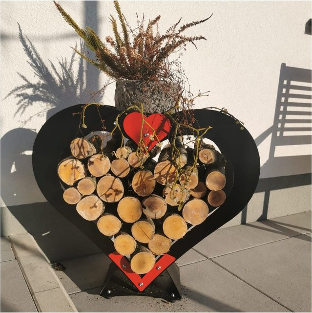 Dekoherz HeartBeat Divina aus Stahl für die Tischdekoration - Bild 1