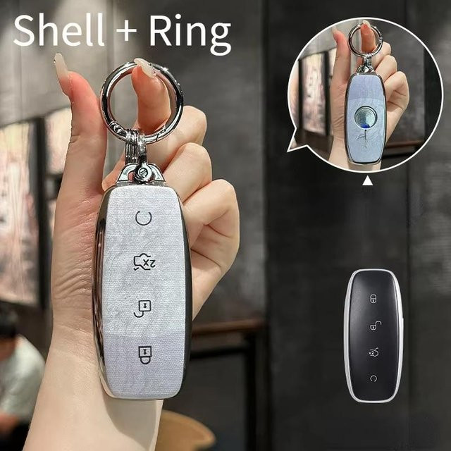 Denza D9 Smart-Key Hülle aus transparentem TPU für den Autoschlüssel Schutzschale - Bild 1