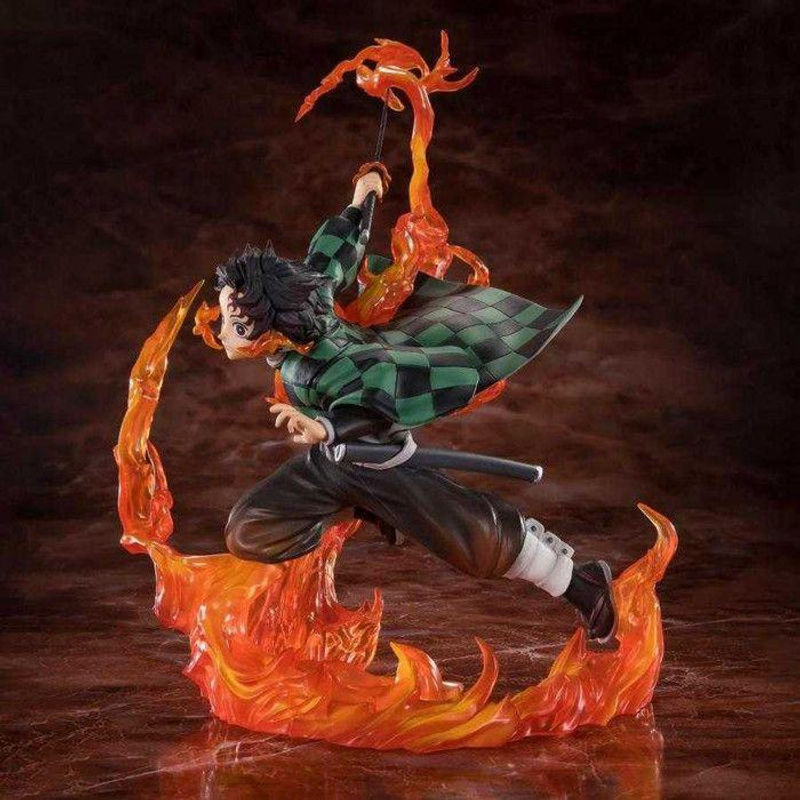 Figuarts ZERO Demon Slayer Tanjiro Kamado Rengokus Schwertknauf-Version Figur in Mehrfarbig - Bild 3