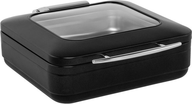 VEGA Chafing Dish Fenton quadratisch GN 2/3, 6 l, schwarz/silber, B/T/H: 41 x 48 x 16 cm - Bild 1