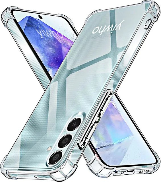 Transparentes Stoßfestes Handyhülle Cover für Samsung Galaxy M14 M15 F15 M33 M34 M35 M44 A14 M54 M55 C55 F55 5G - Bild 1