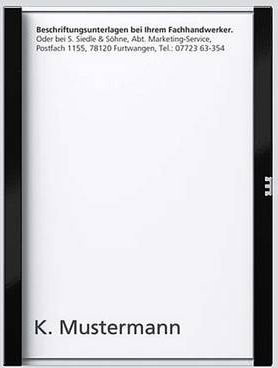 Siedle Montagezubehör für Türsprechanlagen in Schwarz - Bild 1