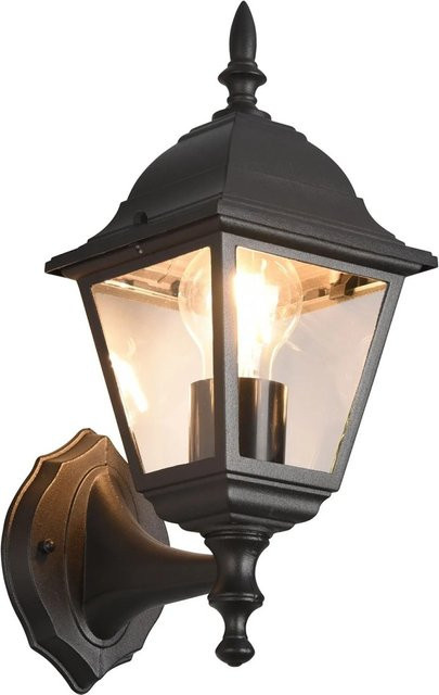 Trio LED-Wandleuchte Livenza Schwarz Matt aus Aluminium für den Gartenbereich B/H/T: 34 x 14 x 19 cm - Bild 1