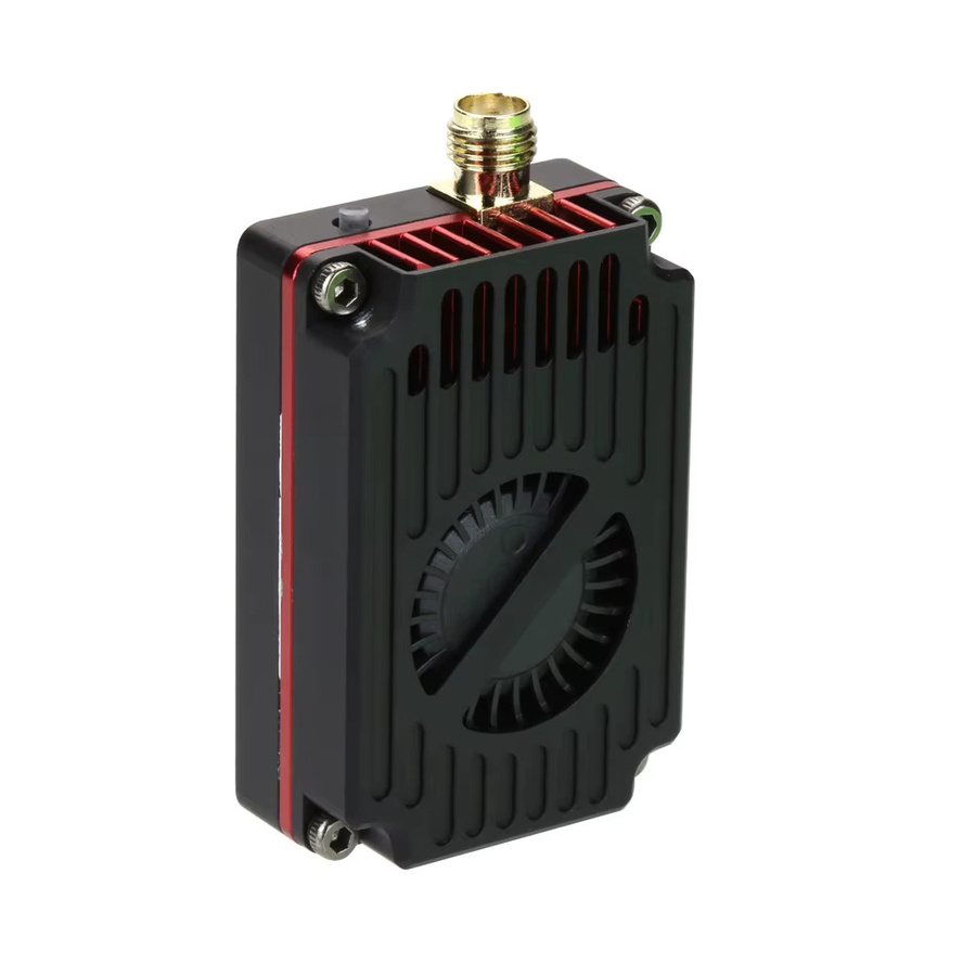 RUSHFPV OverShoot 3.3G 4W VTX Videosender mit IRC Tramp Protocol und 3,3GHz VRX-Modul für FPV-Drohnen in Schwarz - Bild 3