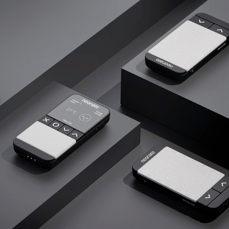 Neonate Babyphone N65 strahlungsarm in Grau mit Temperaturanzeige und Gegensprechfunktion - Bild 2