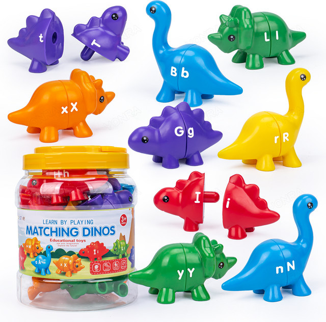 YONRA Dinosaurierspielzeug, Lernspielzeug, ab 3 Jahre - Bild 1