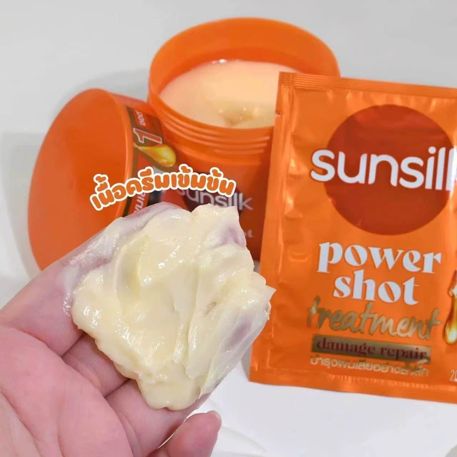 Sunsilk Haarmaske Leave-In Conditioner, 10 x 20 ml, für strapaziertes Haar - Bild 2