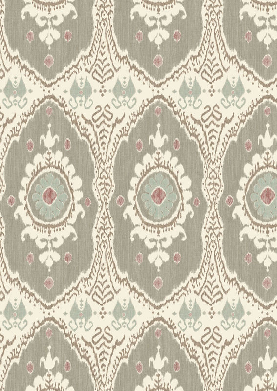 Lewis & Wood Tapete Bukhara in Tea Rose – Florales Design in Pink und Multicolour, Vlies-Tapete mit botanischem und orientalischem Muster, Breite: 134 cm - Bild 2
