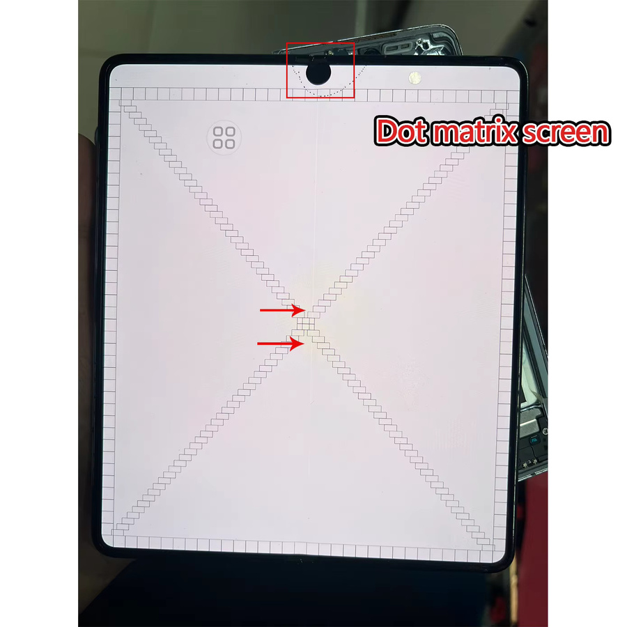 Samsung Galaxy Z Fold 5 F946 LCD-Display mit Touch-Digitizer für F946B/DS, F946U und F946W (mit Defekten an Pixeln und Linien) - Bild 3