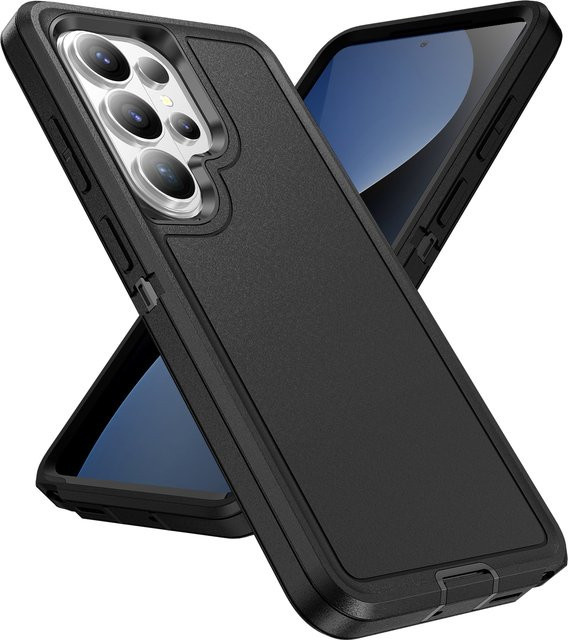 Schutzhülle szHAIyu für Samsung Galaxy S26 Ultra S25 Edge S24 S23 FE S22 Plus A14 A54 A53 A15 A06 A16 A36 A56 A26 A17 in Schwarz - Bild 1