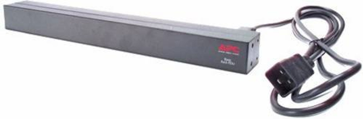 APC Basic Rack-Mount PDU Steckdosenleiste Schwarz, 12x IEC 60320 C13 Ausgänge, Eingang IEC 60320 C20, 1U, 48,3 cm (19 Zoll) - Bild 2