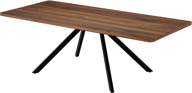 okwish Esstisch ausziehbar für 6-10 Personen in Braun, moderner Esstisch für Esszimmer und Küche, B/T: 240 x 90 cm - Bild 1
