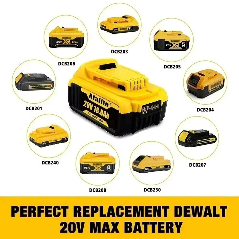 Dewalt Akku DCB206 20 V mit 18,0 Ah in Gelb - Bild 5